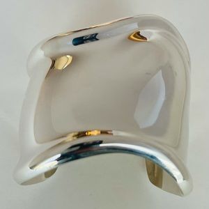 Tiffany & Co Elsa Peretti 1978 Silver Bone Cuff